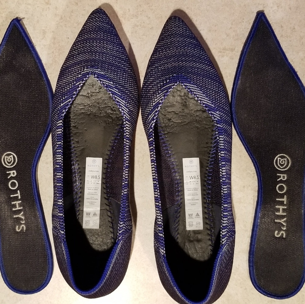 ROTHY'S pointy flats- super cute!